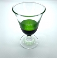 【ギフト・贈答に！】うるしの冷酒グラス　長形　緑