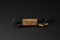 150cm  WAX' SHOE LACE -ROUND- / BLACK