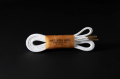 150cm WAX' SHOE LACE -FLAT- /WHITE