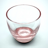 【ギフト・贈答に！】うるしの冷酒グラス　丸形　ピンク