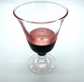 【ギフト・贈答に！】うるしの冷酒グラス　長形　ピンク
