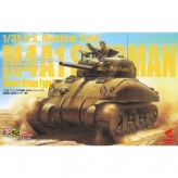 【35-025】1/35 アメリカ中戦車M4A1シャーマン 初期型 （直視バイザー型）