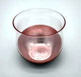 【ギフト・贈答に！】うるしの冷酒グラス　極薄丸形　ピンク