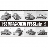 【35-043】1/35 M4A3（76）W VVSS 後期型