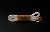 120cm WAX' SHOE LACE  -FLAT-/ NATURAL