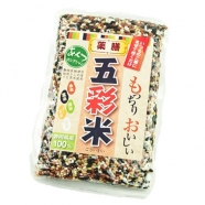 雑穀米5種をセレクションした「五彩米」（300ｇ）