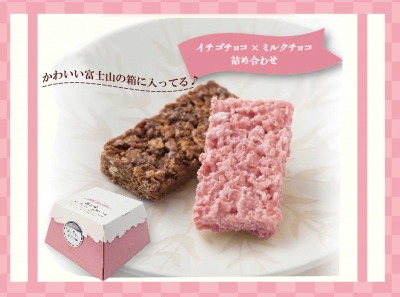 富士山イチゴチョコクランチ 12個 22個 土井製菓株式会社 静岡まるごとネット通販