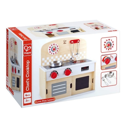 Hape はじめてのキッチンコンパクト ままごと ごっこあそび 木のおもちゃ 知育玩具 おもちゃのキムラ 静岡まるごとネット通販