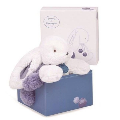 Doudou ドゥドゥー ボンボンラビット ラベンダー 安心安全 ぬいぐるみ 出産祝い １歳２歳 誕生日祝い おもちゃのキムラ 静岡まるごとネット通販