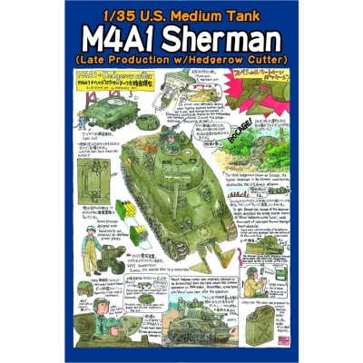 【35-022】1/35 M4A1シャーマン後期型